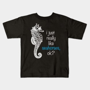 Cute Seahorse Kids T-Shirt